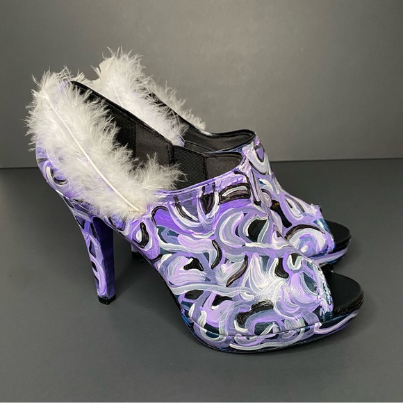 powder blue stilettos